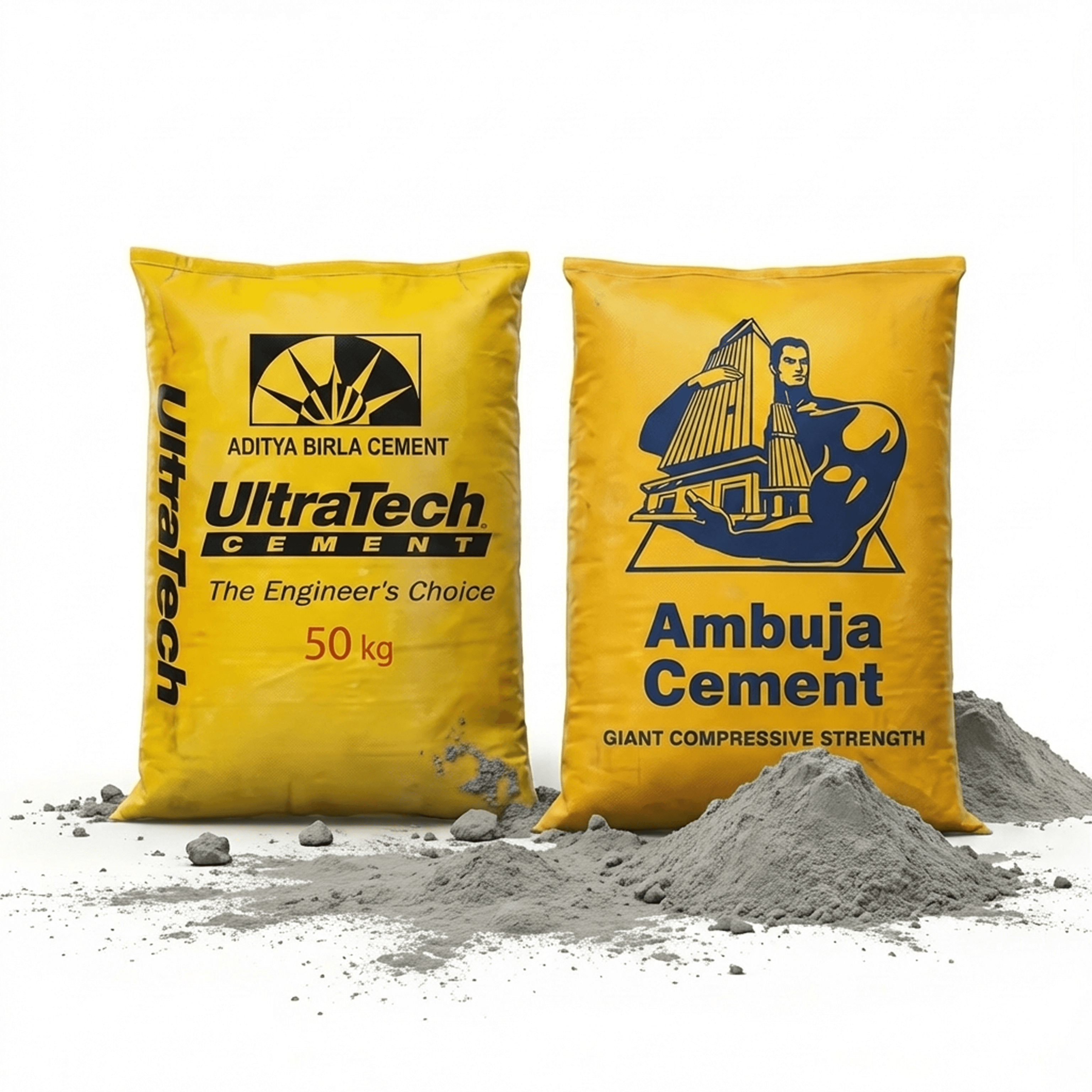 Grey cement